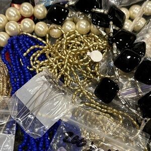 Huge lot jewelry making beads supplies findings crafts